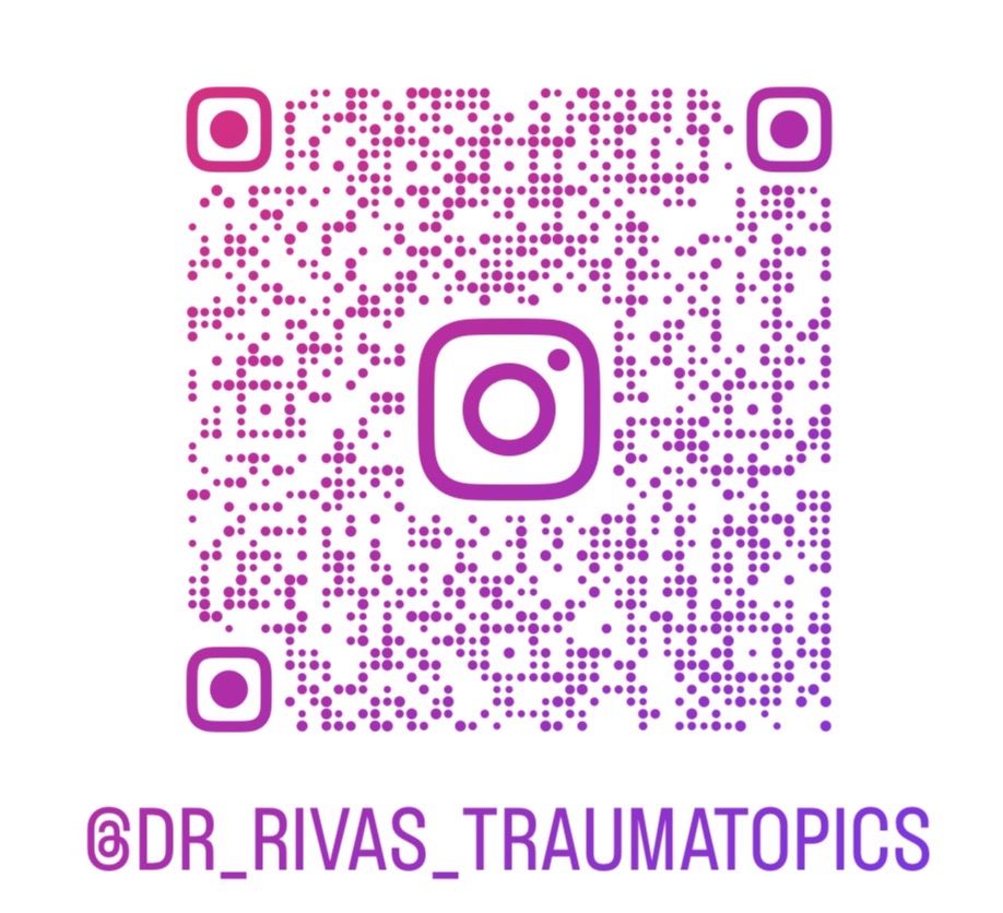 Código QR del Instagram profesional del Dr. Rivas Felice